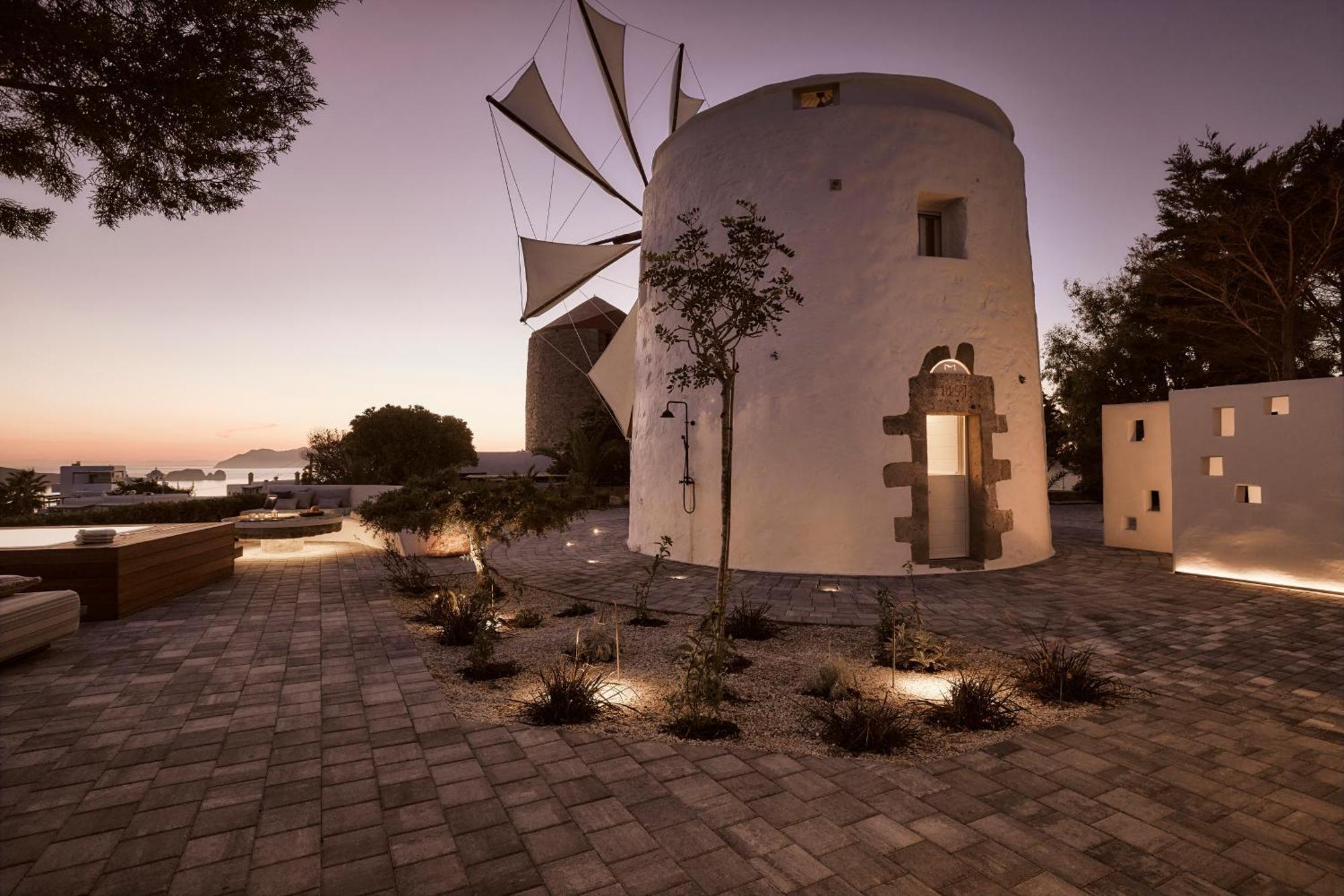 Apartamento Windmill Karamitsos Since 1859 Tripití Exterior foto