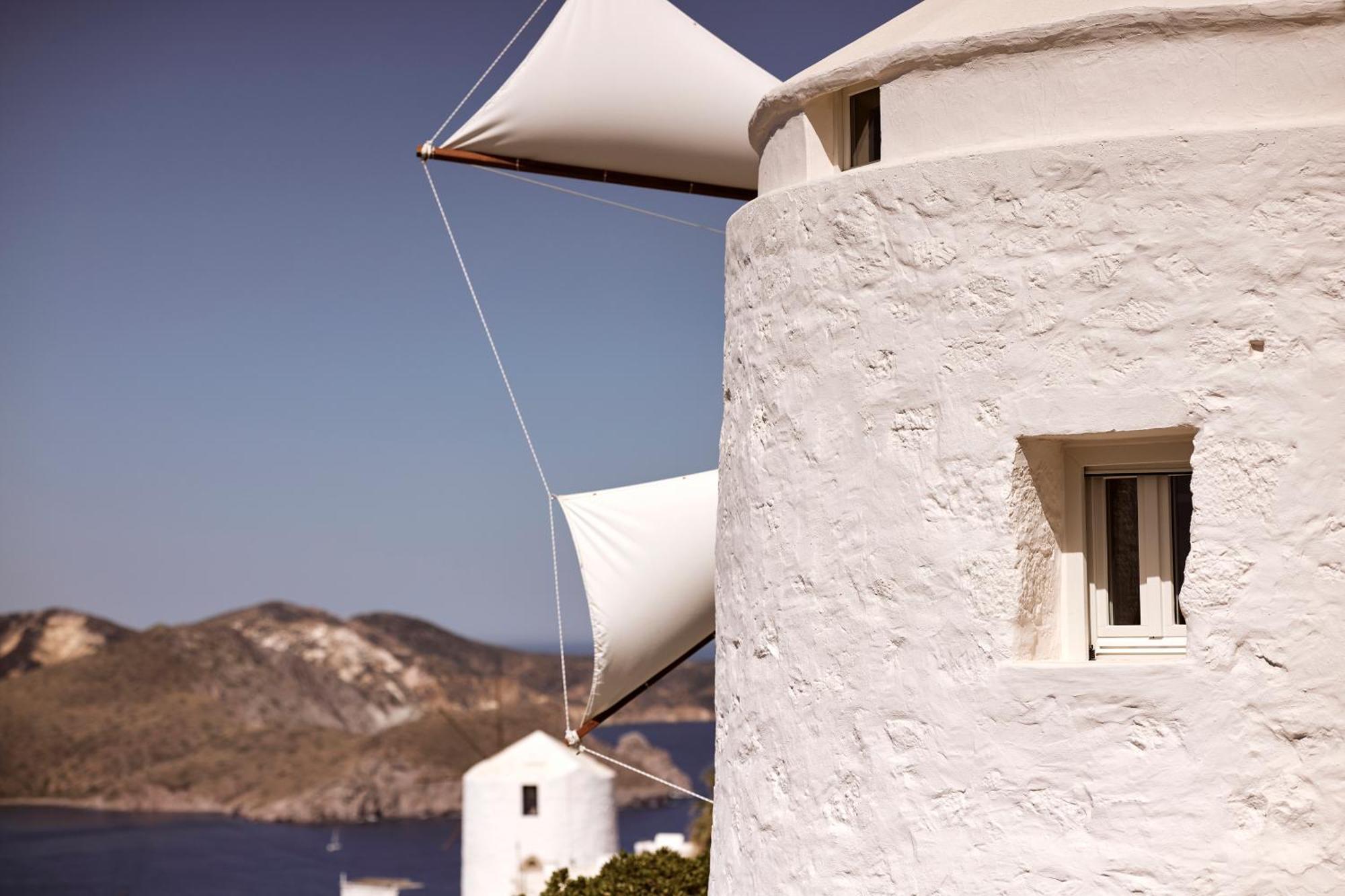 Apartamento Windmill Karamitsos Since 1859 Tripití Exterior foto