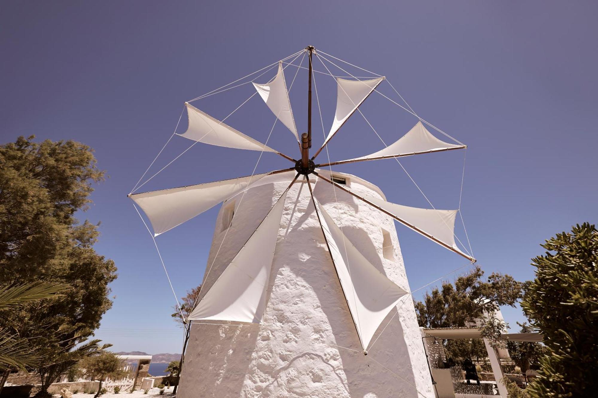 Apartamento Windmill Karamitsos Since 1859 Tripití Exterior foto